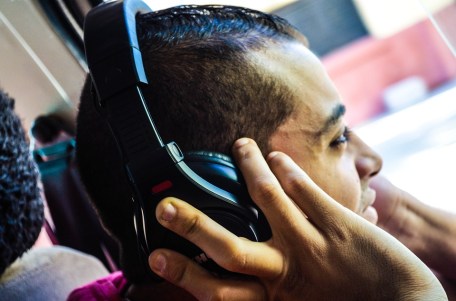 Listening Music Headphones Pleasure